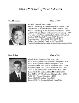 1995 Hall of Fame Inductees