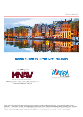 Doing Business in the Netherlands