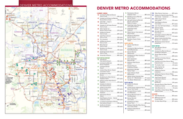 Denver Metro Accommodations Denver Metro Accommodations Denver Metro Accommodations