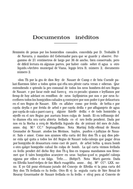 Documentos Inéditos