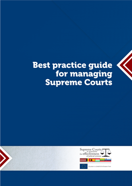 Best Practice Guide for Managing Supreme Courts