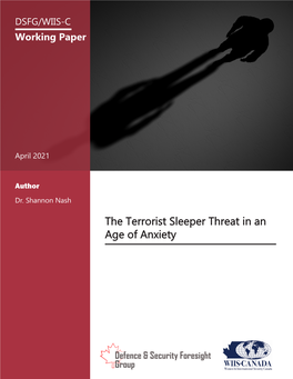 The Terrorist Sleeper Threat in an Age of Anxiety About the Author