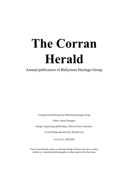 The Corran Herald Annual Publication of Ballymote Heritage Group