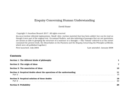 Enquiry Concerning Human Understanding