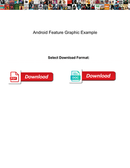 Android Feature Graphic Example