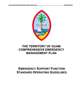 The Territory of Guam Comprehensive Emergency Management Plan