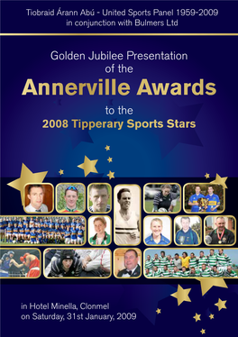 Annerville Awards to the 2008 Tipperary Sports Stars