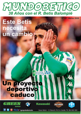 Este Betis Necesita Un Cambio