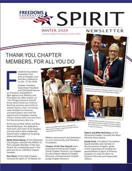 Thank You, Chapter Members, for All You Do