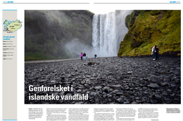 Islands Største Vandfald Glymur I Botnsá: 190 Meter