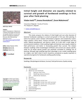 Restoration Silviculture: an Ecophysiological Perspective