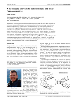 A Macrocyclic Approach to Transition Metal and Uranyl Pacman Complexes