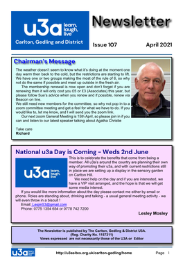 Newsletter 2021-04