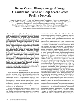 Breast Cancer Histopathological Image Classification Based On