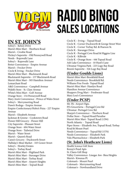 Sales Locations