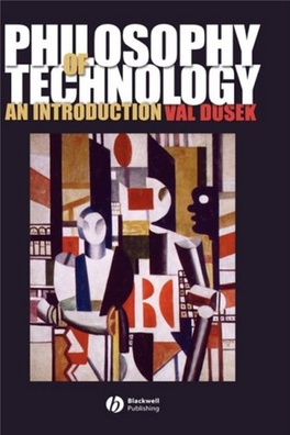 Philosophy of Technology: an Introduction