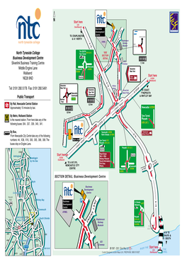 A Map of North Tyneside College