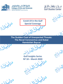 Gulf Insights Series Nº 18 – March 2020 Covid-19 in the Gulf Special