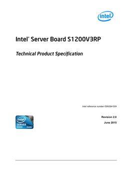 Intel®Server Board S1200V3RP