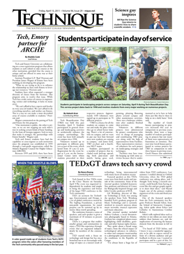 Students Participate in Day of Service Partner for ARCHE by Maddie Cook Staff Writer