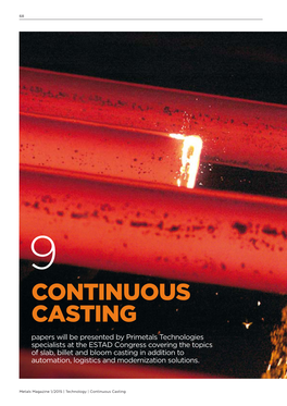 Continuous Casting