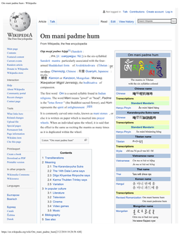Om Mani Padme Hum - Wikipedia