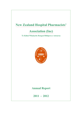 New Zealand Hospital Pharmacists' Association (Inc)