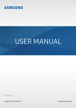 Samsung Galaxy M40 User Manual PDF Guide Download