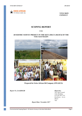 Environmental Scoping Report 2D Seismic Survey Keta Delta Block