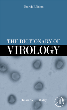 The-Dictionary-Of-Virology-4Th-Mahy