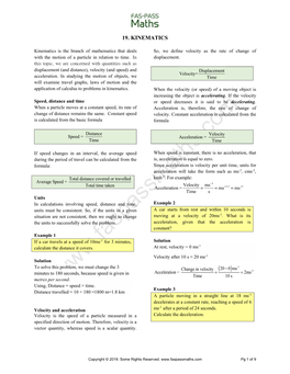 19.Kinematics