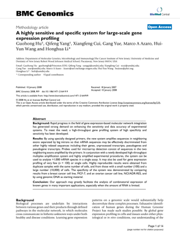 Downloaded from NCBI Website [44] and Installed Extension Assay to a Local Server