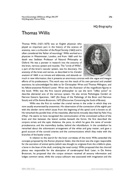 Thomas Willis