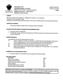 Tenant Relations – Obligations of Landlord – Air Conditioning