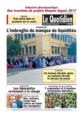 Pdf Le Quotidien D Oran