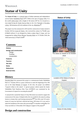 Statue of Unity