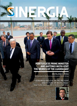 Portuguese Prime Minister and António Mota Visit the Works of the Luanda Bay
