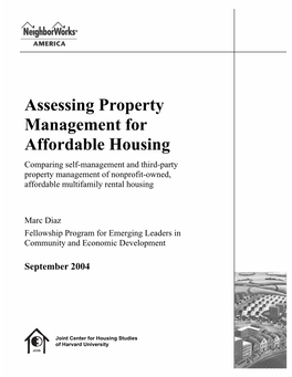 Assessing Property Management for Affordable Housing