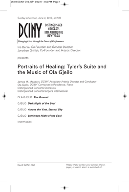 Tyler's Suite and the Music of Ola Gjeilo