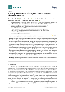 Quality Assessment of Single-Channel EEG for Wearable Devices