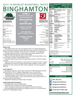 Binghamton University Athletics