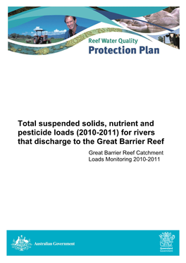 Great Barrier Reef Catchment Loads Monitoring Report 2010-2011