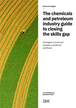 The Chemicals and Petroleum Industry Guide to Closing the Skills Gap