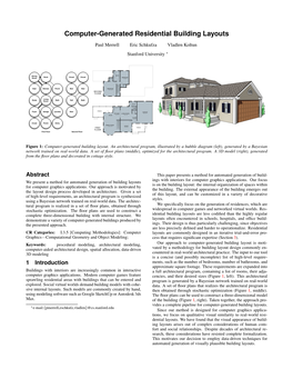 Computer-Generated Residential Building Layouts