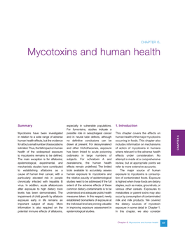 Mycotoxins and Human Health