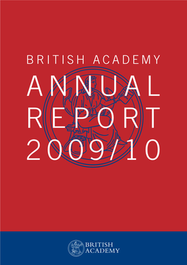 British Academy Annual Report 2009-2010