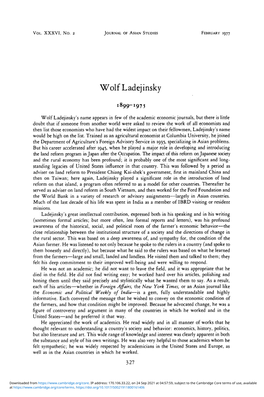 Wolf Ladejinsky