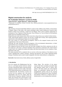 The Scalambri Defensive System in Sicily