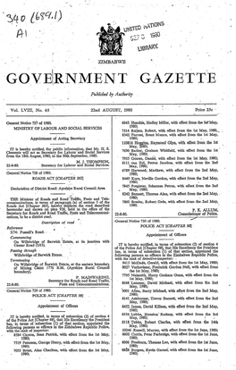 Government Gazette