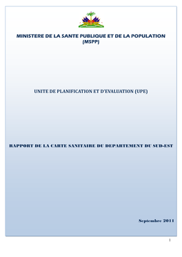 Ministere De La Sante Publique Et De La Population (Mspp)